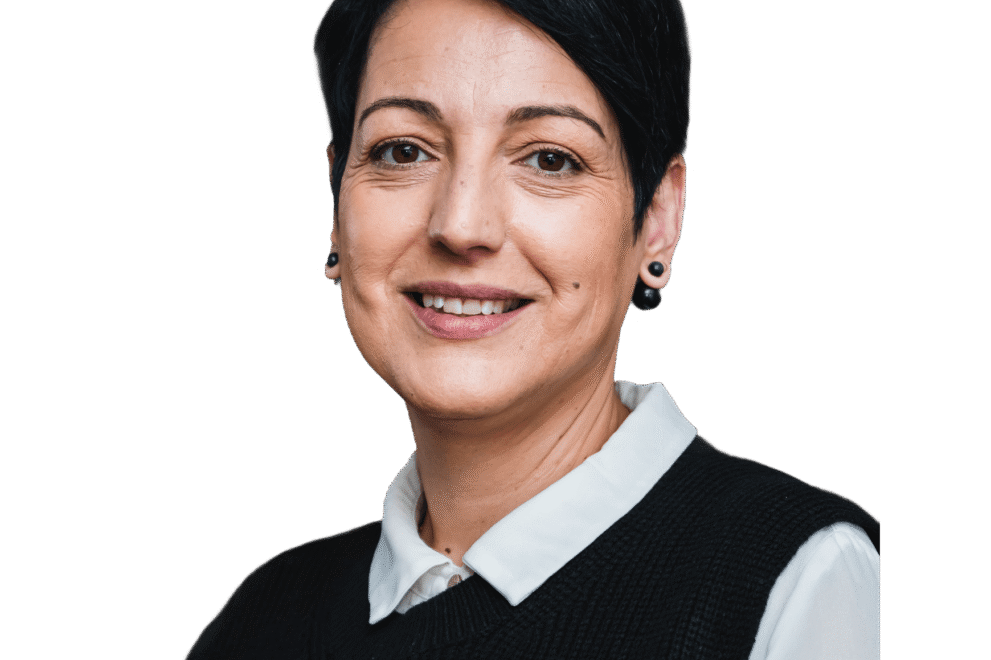 A headshot of Fernanda Hannam