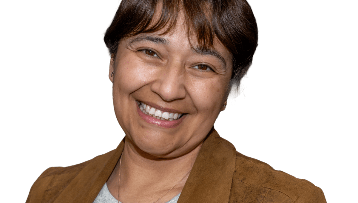 A headshot of Gisela