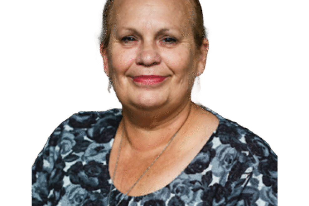 A headshot of Karen Rogers